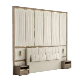 Headboard wall panel